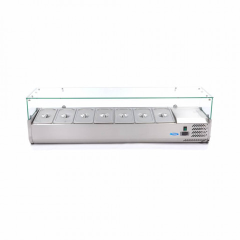 MAXIMA countertop refrigerated display 7xGN1/3 - 160cm