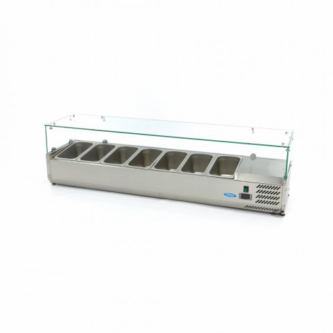 MAXIMA countertop refrigerated display 7xGN1/3 - 160cm