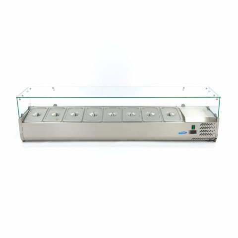 MAXIMA countertop refrigerated display 8xGN1/3 - 180cm