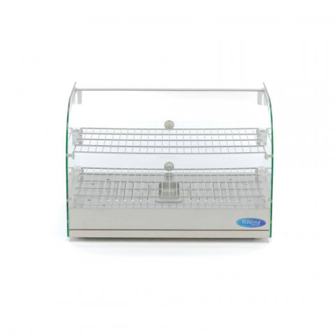 MAXIMA heated food two tiered display 55 cm