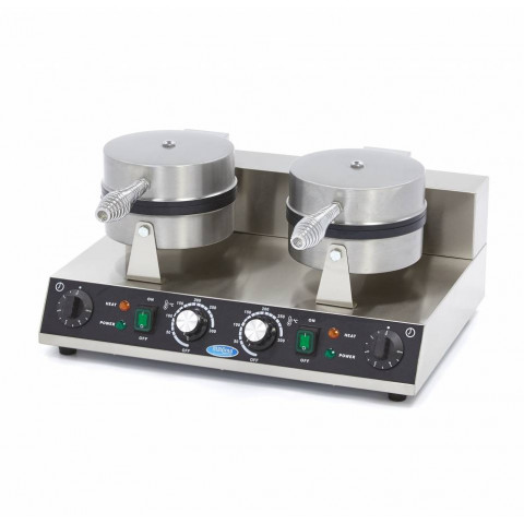 MAXIMA Heart shaped waffle maker - double