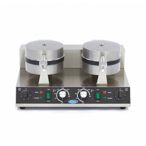 MAXIMA Heart shaped waffle maker - double