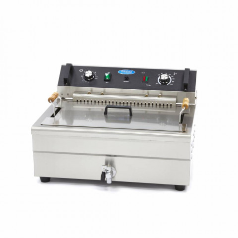 MAXIMA 20 liters electric fryer with drain tap