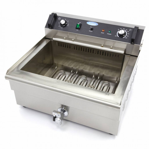 MAXIMA 30 liters electric fryer with drain tap
