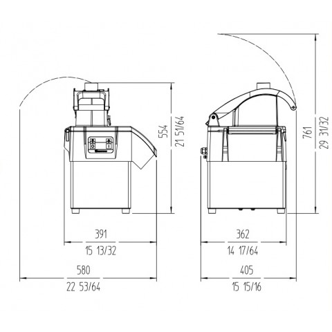 SAMMIC CA-31 Vegetable prep machine