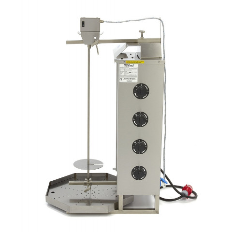 MAXIMA 4 burners gyros-kebab-doner-shawarma grill - electric