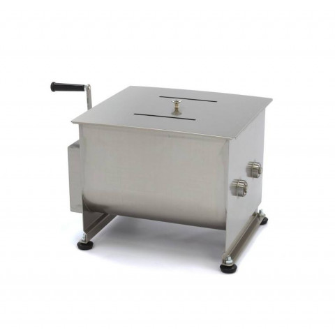 MAXIMA 30 liters manual meat mixer double axle