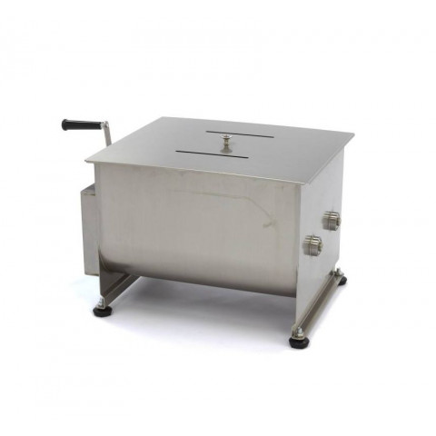 MAXIMA 40 liters manual meat mixer double axle