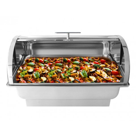 HORECATECH stainless steel roll top lid for GN1/1 chafing dish