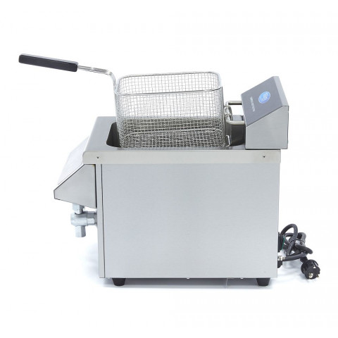 MAXIMA 8 liters induction fryer with drain tap