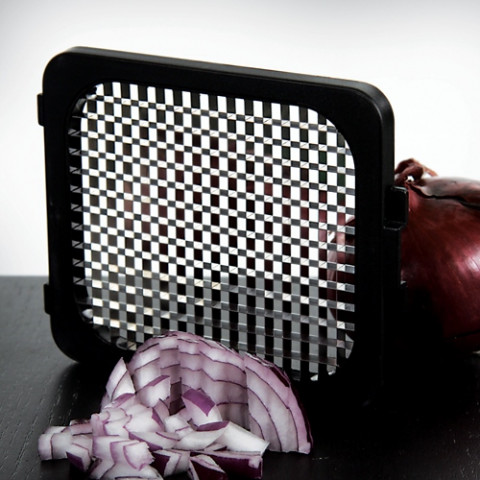 ALLIGATOR onion and garlic chopper with container - Stainless steel