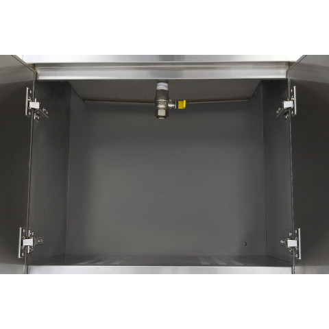 MAXIMA 35 liters fryer with drain tap and cupboard