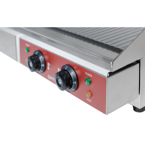 GAMMO electric table top grill - smooth/grooved 72cm