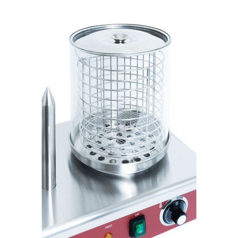 GAMMO Hot Dog cooker with 4 bun warmers