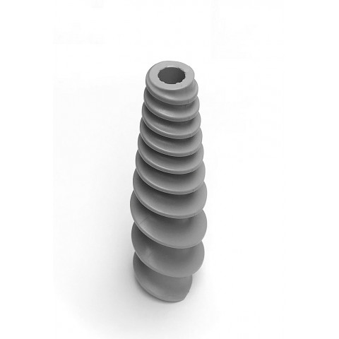 Plastic worm for TRE SPADE tomato squeezer