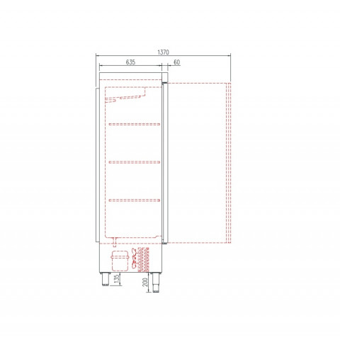 CORECO ASCV-751 ager refrigerator for sausage and salami 505 liter