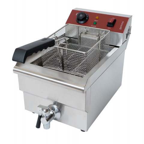 GAMMO electric fryer with drain tap 10 liters