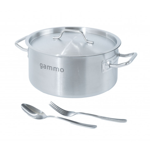 GAMMO casserole with Lid 8 liters 28x13cm