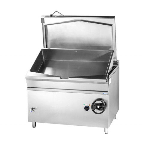 GASZTROMETÁL electric tilting bratt pan with stainless steel bottom - 120 liters