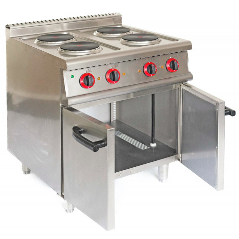 GAMMO electric cooker with 4 hotplates + cupboard