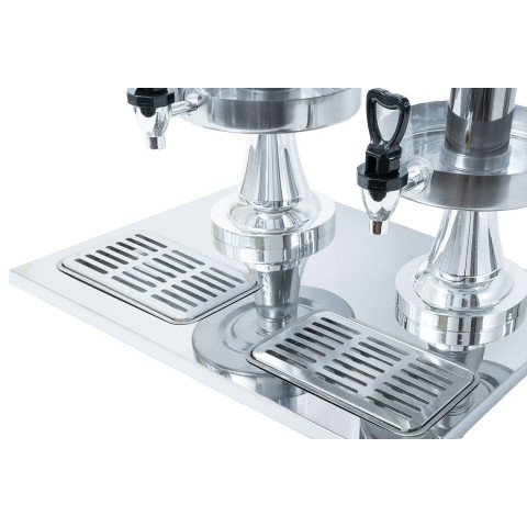 GAMMO coolable beverage dispenser with tap - 2x 8 liters