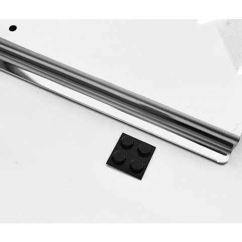 TRE SPADE stainless steel base for meat mincer or strainer + 4 rubber feet