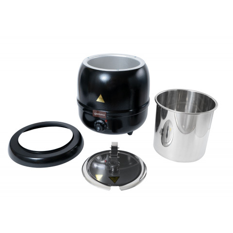 GAMMO soup kettle 10 liters - black
