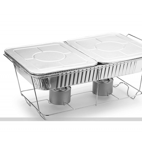 GAMMO disposable chafing dish 2x GN 1/2 - set of 6