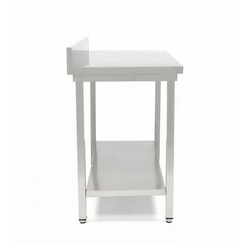 GAMMO stainless work table with backsplash 1000x700
