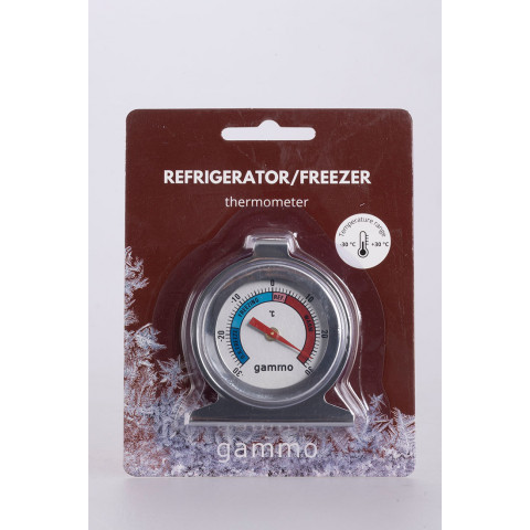 GAMMO analogue fridge and freezer thermometer