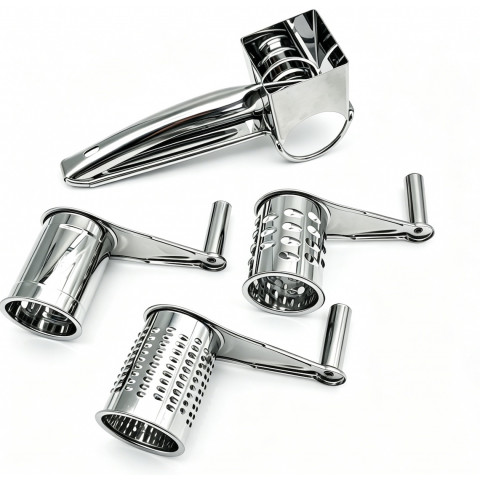 GAMMO manual cheese grater - with 3 drums