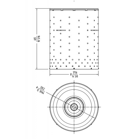 Drying basket for SAMMIC ES-200 salad spinner