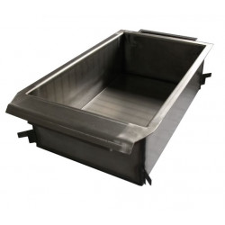 Scone fryer pan for 1-burner fryer - steel