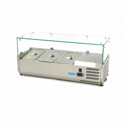 MAXIMA countertop refrigerated display 3xGN1/3 - 95cm