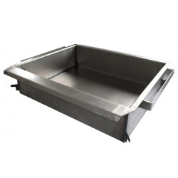 Scone fryer pan for 3-burners fryer - steel - with drain