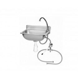 GAMMO wall-mounted knee operated hand washing unit without basin cover