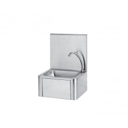 GAMMO wall-mounted knee operated hand washing unit with cover