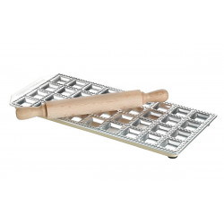 IMPERIA Ravioli classici ravioli mould with rolling pin - 36 sections