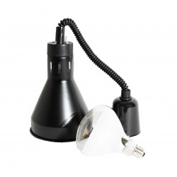 GAMMO warming lamp 18cm - black