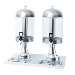 GAMMO coolable beverage dispenser with tap - 2x 8 liters