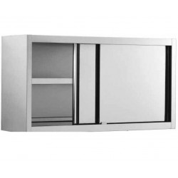 GAMMO stainless steel wall cabinet - with sliding doors - 1000x400x670mm