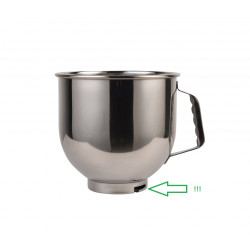 Stainless steel bowl for MAXIMA 7 L planetary mixer - model 1