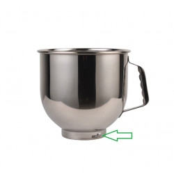 Stainless steel bowl for MAXIMA 7 L planetary mixer - model 2
