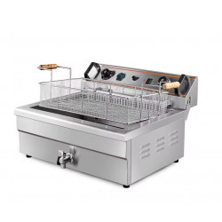 GAMMO electric fryer with drain tap 30 liters