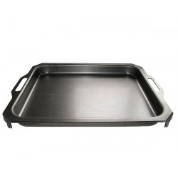Roaster tray for 3-burners device - steel