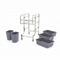 MAXIMA stainless steel trolley