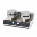 MAXIMA Heart shaped waffle maker - double