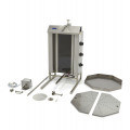 MAXIMA 3 burners gyros-kebab-doner-shawarma grill - electric