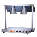 HORECATECH hot plate with 2 infrared lamps