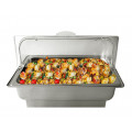 HORECATECH polycarbonate roll top lid for GN1/1 chafing dish